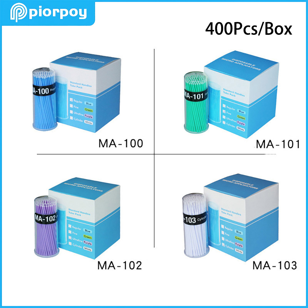 Teeth Whitening Uk - PIORPOY 400 Peças/Caixa Micro Escovas Dentais