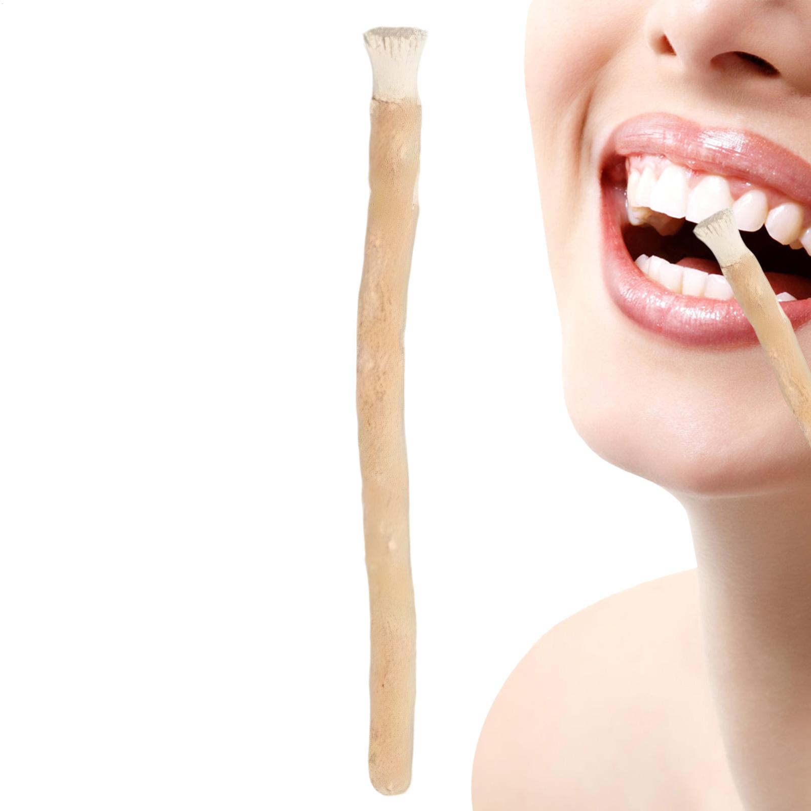 Teeth Whitening Natural - Escova de dentes natural portátil, clareador