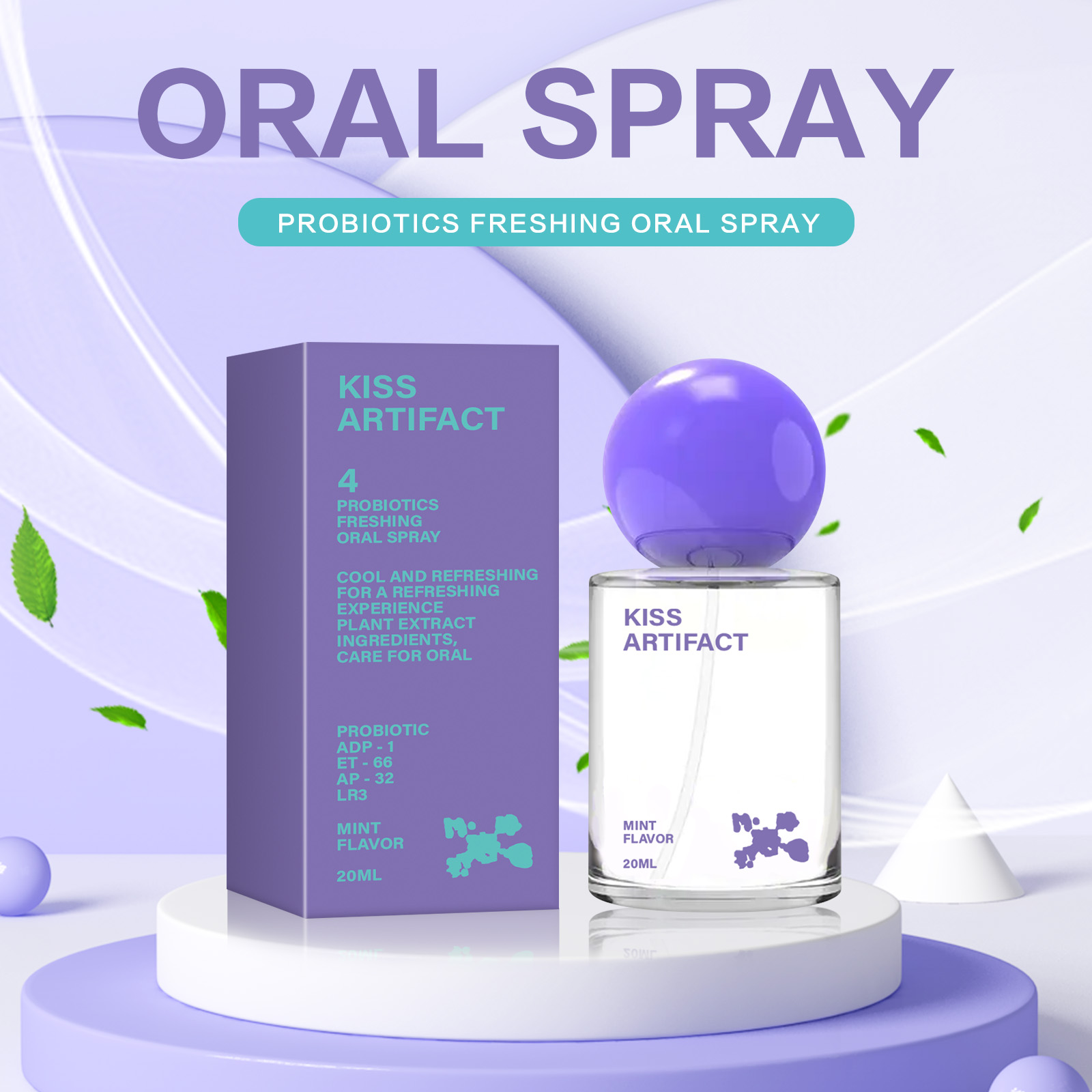 Whitening Mouthwash - 20ml ambientador de respiração spray artefato
