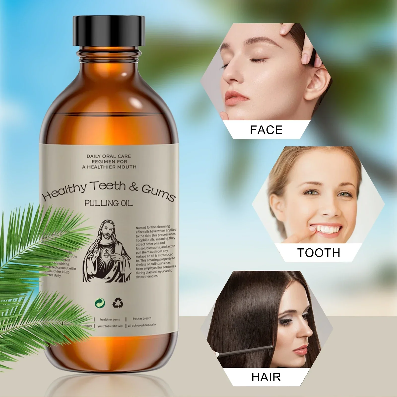 Enxaguante Bucal de Óleo de Co - Whitening Mouthwash avaliação e preço