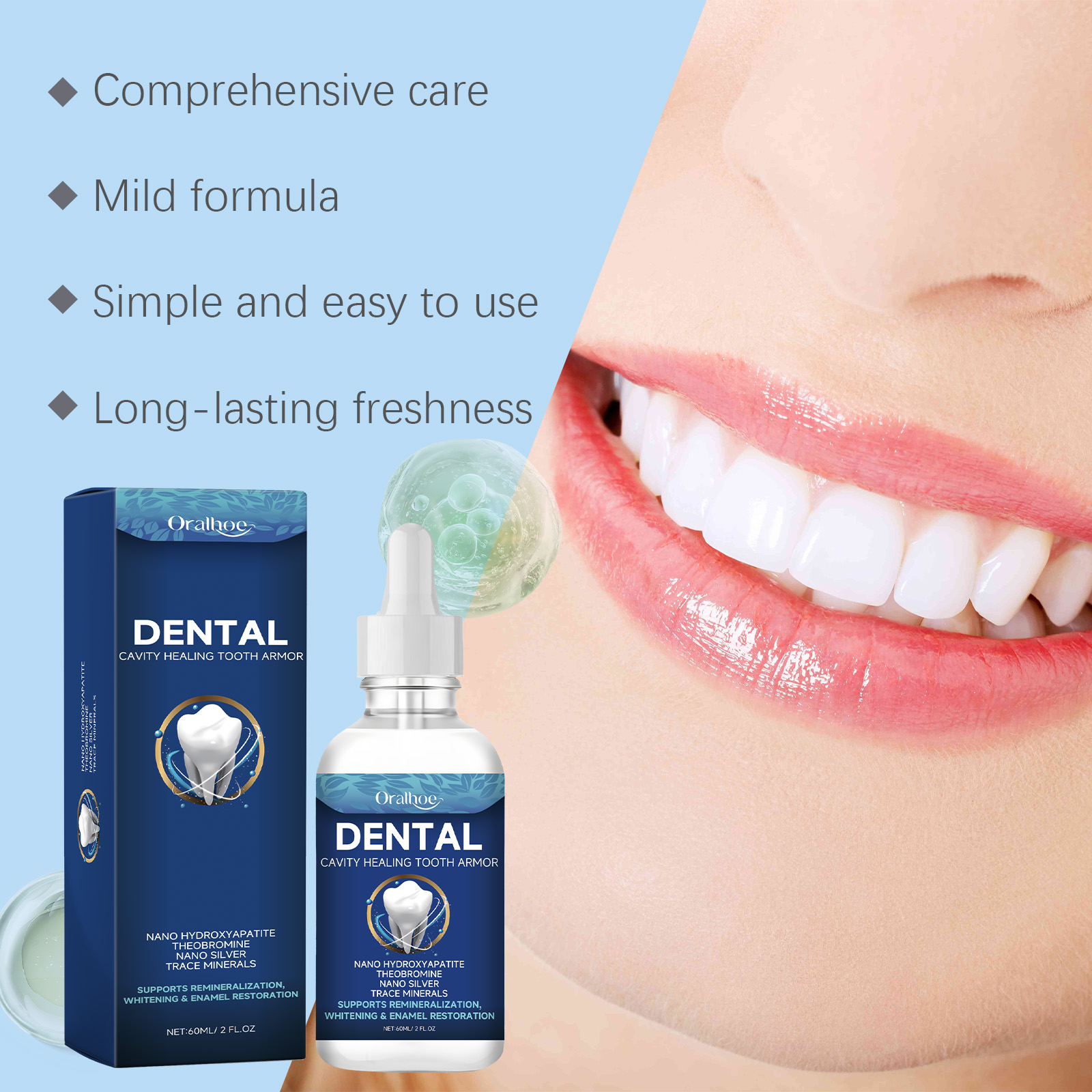 Sérum Líquido Clareador de Den - Teeth Whitening Essence avaliação e preço