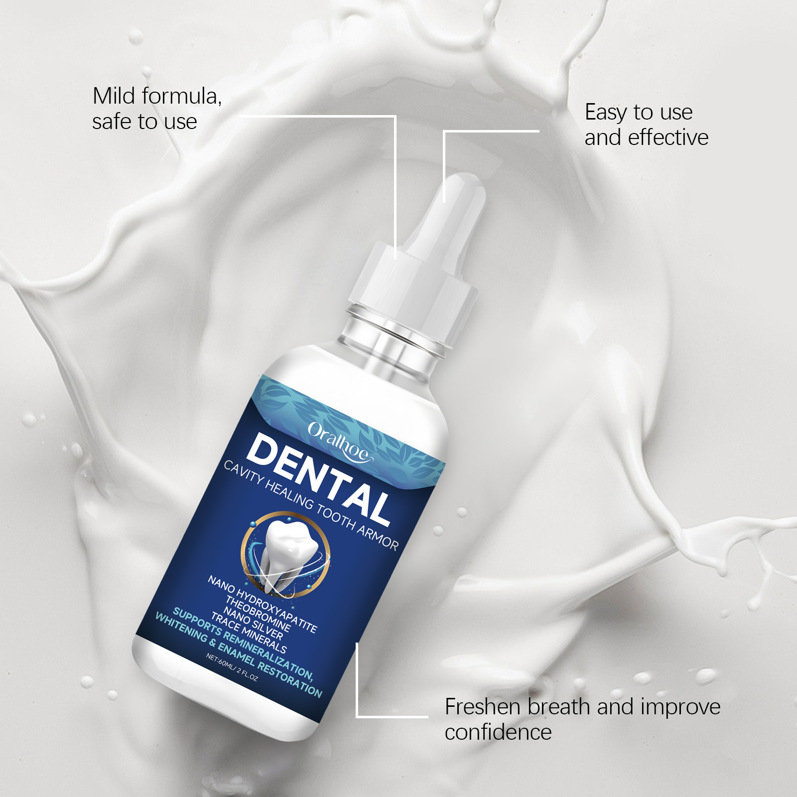 Sérum Líquido Clareador de Den - Teeth Whitening Essence avaliação e preço
