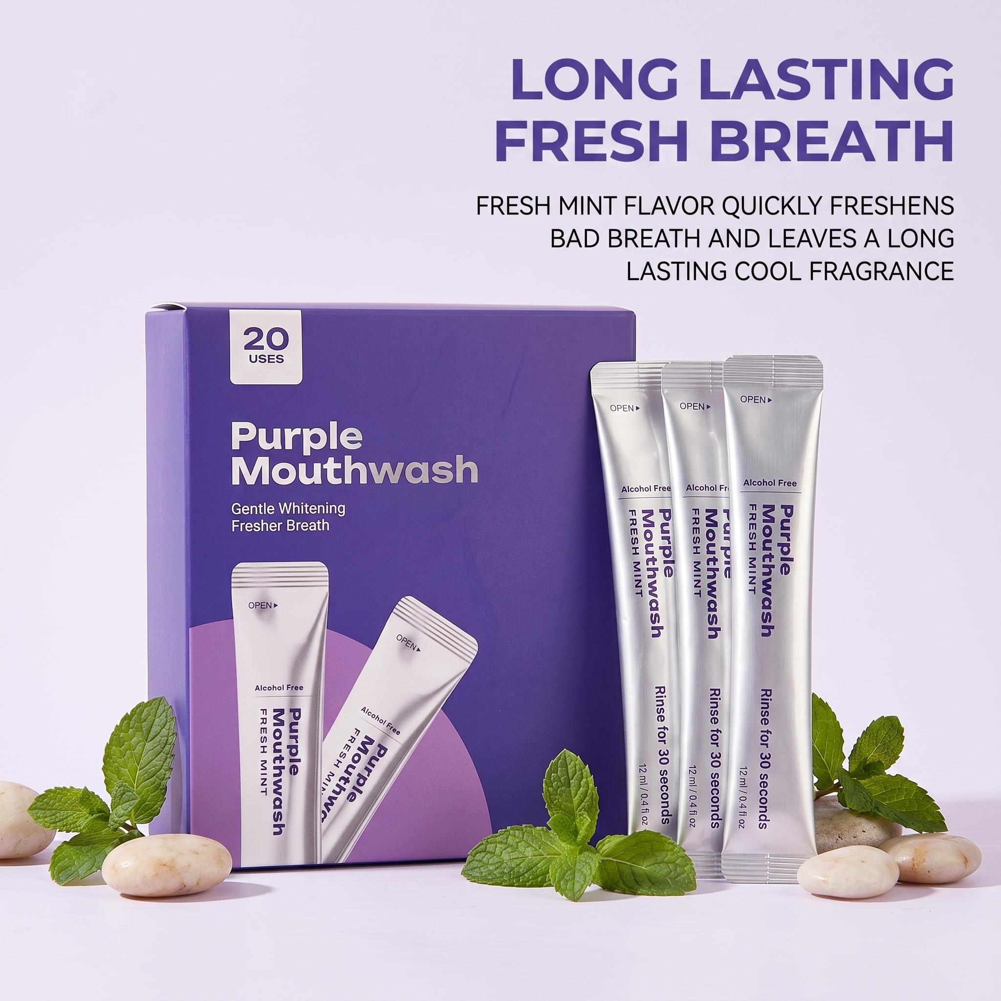 Pacote com 20 Unidades de Enxa - Whitening Mouthwash avaliação e preço
