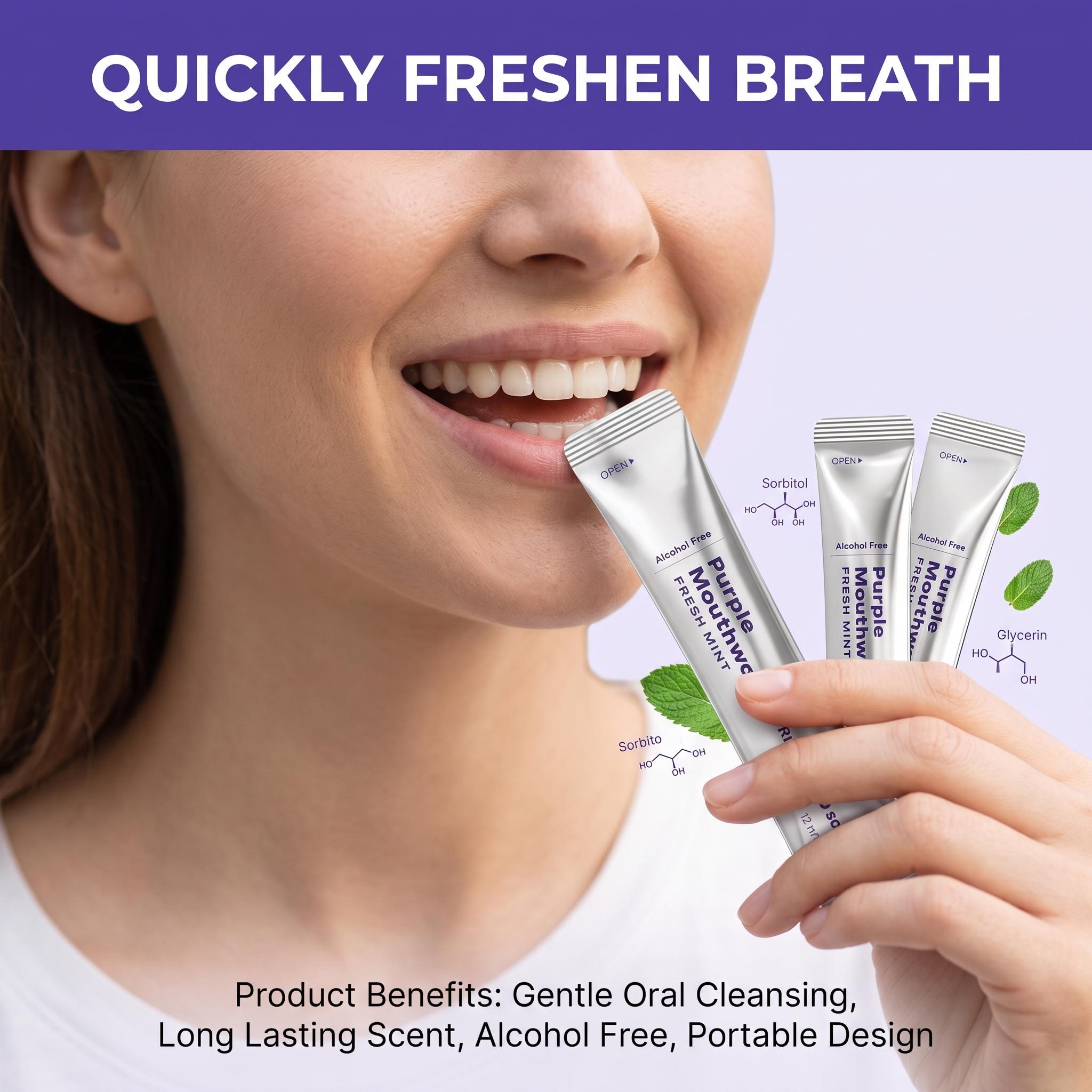 Pacote com 20 Unidades de Enxa - Whitening Mouthwash avaliação e preço