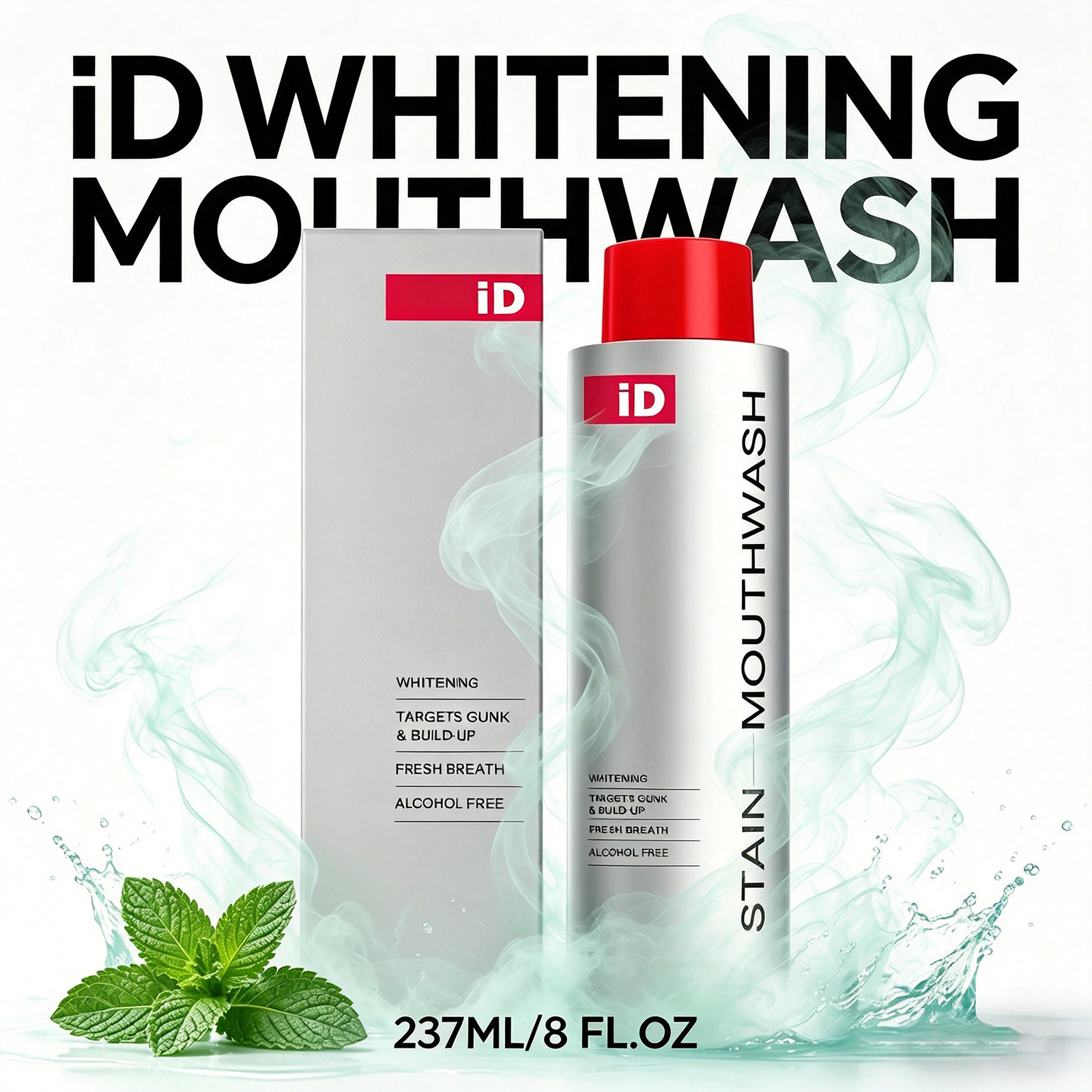 Novo Enxaguante Bucal Clareado - Whitening Mouthwash avaliação e preço