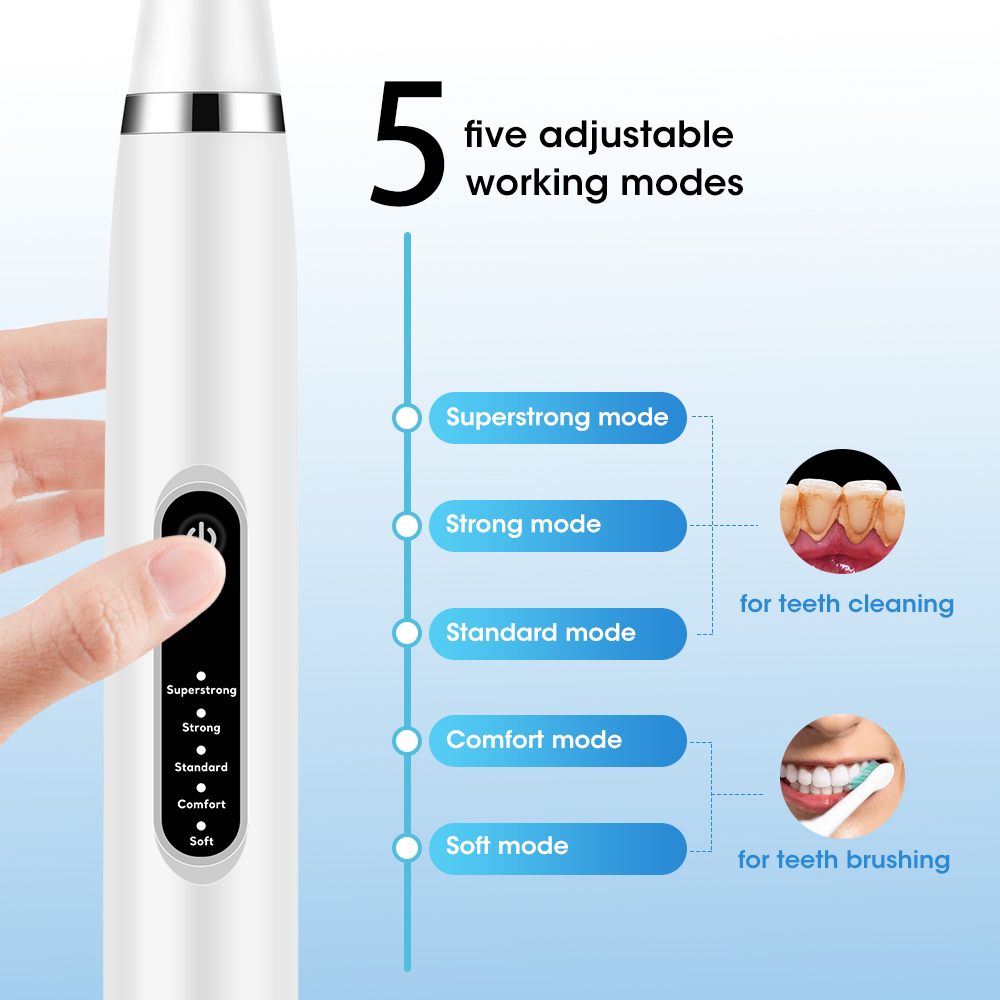 Scaler dental sonic elétrica 5 - Teeth Whitening Uk avaliação e preço